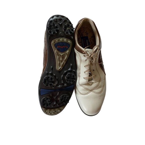 Foot joy women’s low pro collection, 10/bronze soft spike golf shoes, size 9 ￼ - Picture 4 of 5